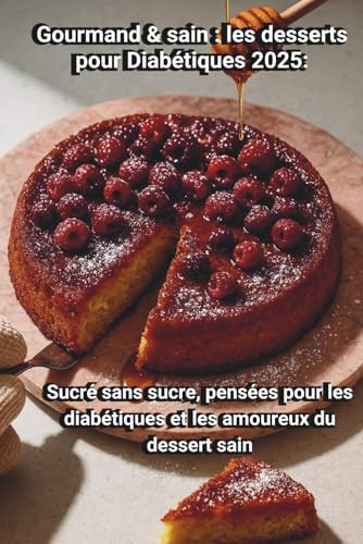 Gourmand & sain : les desserts pour Diabétiques: Sucré sans sucre, pensées pour les diabétiques et les amoureux du dessert sain