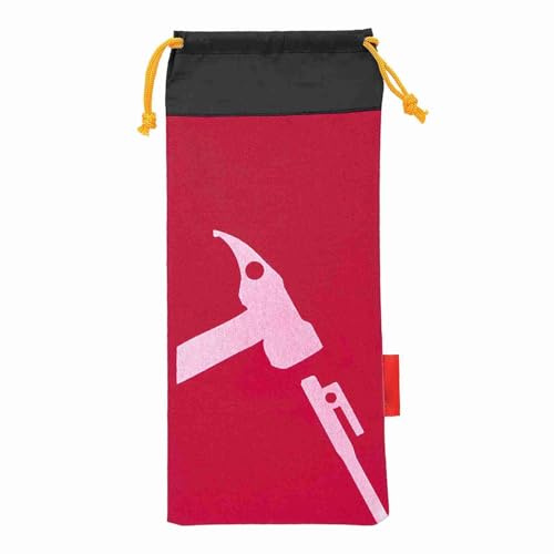 Majatou Tent Peg Bag, Tent Hammer Bag, Camping Portable Tent Stakes Bag, Tent Camping Tent Nailer Stake Bag Suitable for Hiking Camping Tents Hammers and Other Accessories (Wine Red)