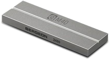Bergeon 2460 Pierre à aiguiser pour pointe de pince à épiler outil horloger 6 x 75 x 25 mm