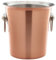 S/Steel Copper Plated Ice Bucket with Ring Handles, Champagne, Wine Cooler