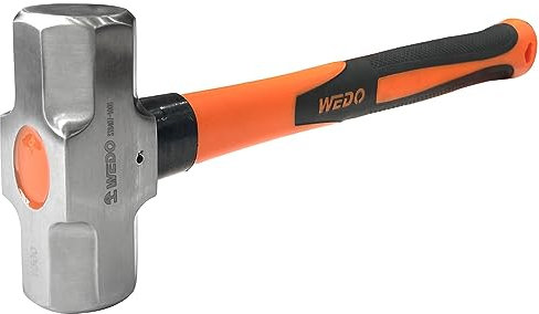 WEDO Martillo de trineo con mango de fibra deVidrio,martillo de demolición de acero inoxidable,resistente a la corrosión,duradero,respetuoso con el medio ambiente,1 libra,310mm