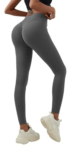 Neteson Leggins Sportivi Donna Push Up Booty Scrunch Leggins Dimagranti Pantaloni Palestra Vita Alta Opaco Senza Cuciture Pantacollant Anticellulite Yoga Fitness