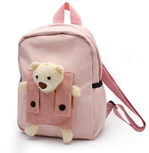 VOSSOT Sac à Dos pour Enfant Fille Maternelle - Mignon Ours pour Enfants de 2 à 5 Ans - Mini Sac à Dos pour Fille - Cadeau