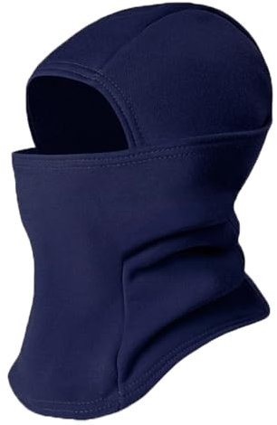 TRIWONDER Kinder Balaclava Winter Mütze Thermische Sturmhaube Skimaske Winddichte Gesichtsmaske für Outdoor Snowboard Skifahren (1# - Navy Blau)