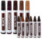 OUDQFCJ 10 Pezzi Penna Correzione Mobili, Riparazione Legno, Parquet, Laminato, Pavimento, Piano Lavoro, Ritocco, Parquet Graffi, Mobili, Wood Repair