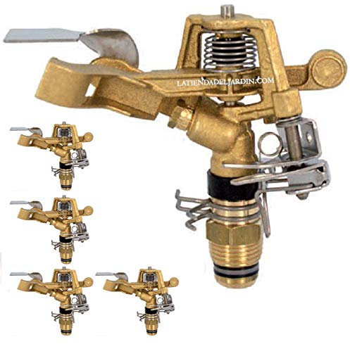 Aspirateur réglable en laiton sectoriel 24o 1/2, 9 à 14 m. Lot de 5