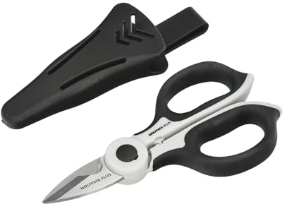 WOLFPACK LINEA PROFESIONAL Ciseaux d'électricien 155 mm. Manche TPR Plus non tension. Lames en acier inoxydable, ergonomiques, ciseaux à dénuder