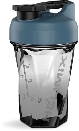Helimix 2.0 Vortex Blender Shaker Bottle 591 ml - No Blending Ball or Whisk - USA Made - Portable Pre Workout Whey Protein Drink Cup - Mixes Cocktails Smoothies Shakes - Top Rack Safe