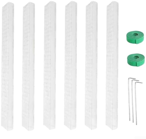 Poteau en mousse en plastique pour plantes grimpantes Pothos Monstera et similaire pour plantes grimpantes avec une installation facile de la ligne de pliage et une stabilité améliorée dans des pots à