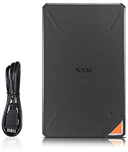 SSK-F200 WiFi SSM Disques durs externes 1 to de Grande capacité Disque Dur sans Fil Smart Memory Disque Dur pour iOS Mac (Noir)