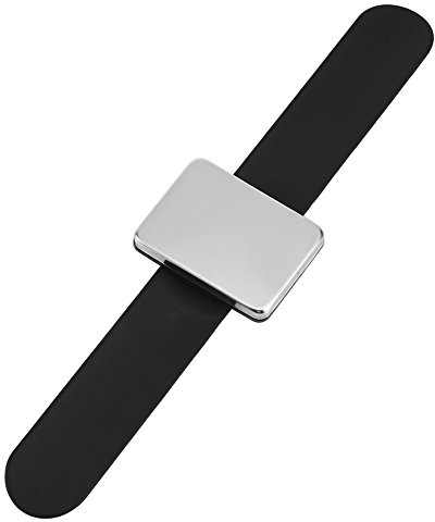 Magnetisch Nadelkissen Armband, Haarspange Magnetisches Handgelenk Magnetische Armnadelkissen Magnetisches Haarband mit Haarnadel Friseurzubehör zum Nähen und Basteln Armband