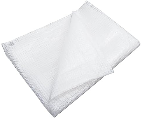 vidaXL Lona de Gasa de Vuelta Tejidos Elásticos Cubierta Rejilla Lámina de Recambio para Invernadero Camping Jardín Blanco 140 g/m² 3x4 m