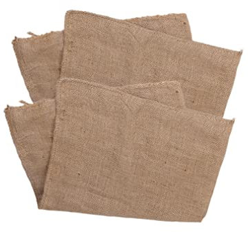 MiSMiAO Sacos de Yute 100% Yute Sacos ecológicos de Fibra Natural Tela de Saco de Café 35x50cm/40x60cm Resistente de Saco para Patatas Bolso Ecológico para Verduras (35x50cm,2 Stück)