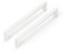 LONTAN Lot de 5 Poignées de Meuble Blanc Entraxe 128mm Poignee de Meuble Cuisine Poignée Meuble Poignee Placard Cuisine Poignées pour Placards en Acier Inoxydable