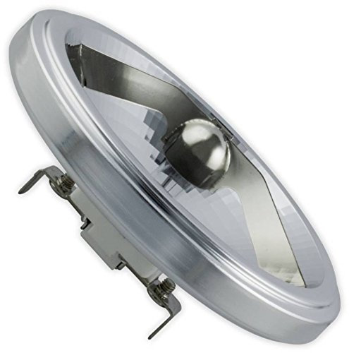 Lighto GU53 Halogen Leuchtmittel 12V 35W | AR111 Halogenstrahler 400 Lumen, Halogenlampe/Halogen Spot 2900K Warmweiß - Ø111mm - 1 Stück