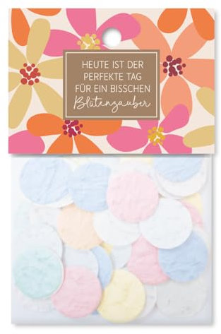 Grafik Werkstatt Blumenkonfetti | Blütenzauber, Blau