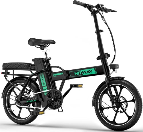 HITWAY Vélo Électrique Pliable 16, 36V 13Ah Batterie Amovible E-Bike,pedelec