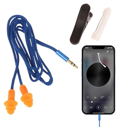 Auriculares con tapón para los oídos con cancelación de ruido: auriculares ligeros con enchufe, auriculares insonorizados que imitan la escucha de fábrica | Auriculares con cancelación de ruido para e