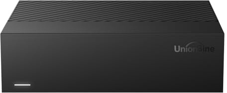 UnionSine 16TB Externe Festplatte, 3,5 Zoll USB 3.0 Backups HDD Tragbarefür für PC, Mac, TV, PS4, Schwarz HD3513