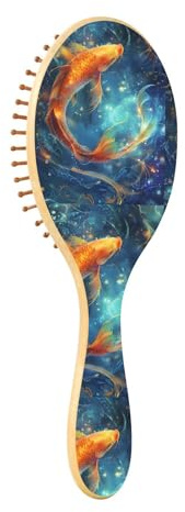 Wet Brush - Cepillo desenredante para todo tipo de cabello, cerdas suaves que se deslizan a través de los enredos con facilidad, carpa koi para cabello húmedo y seco