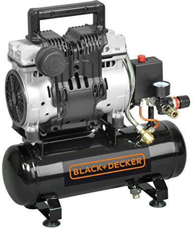 BLACK+DECKER Compressore silenzioso B2BB104BND359 BD 100/6-ST