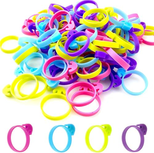 100 fascette in silicone per sac à poche da pasticceria, riutilizzabili, per decorare torte, pasticceria, cupcake, accessori da forno