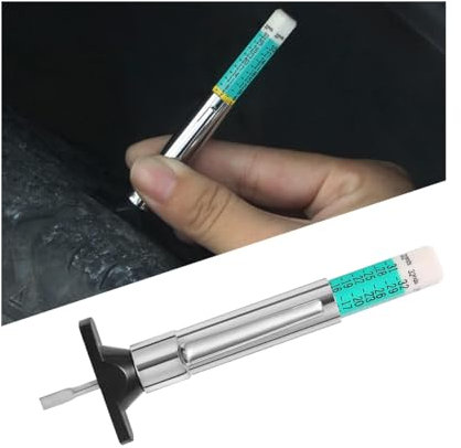 Adunsiaoto Misuratore Battistrada Pneumatici, Strumento Misurazione Della Profondità Pneumaticis, Indicatore Profondità Degli Pneumatici Codice, Indicatore Profondità Battistrada Degli Pneumatici