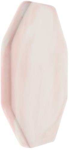 NESTINGHO Almohadilla Cerámica Rosa Octogonal Resistente al Calor para Sellos de Cera, Placa de Respaldo Antiadherente Multifuncional para Desmoldar y Posavasos para Manualidades