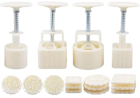 Stampo per torta di luna, 4 pezzi, per alimenti, fai da te, per dolci, dessert, snack, cucina, festa di luna, festa di compleanno, per casa, cucina, ristorante, panetteria, vacanze, compleanno, Famil