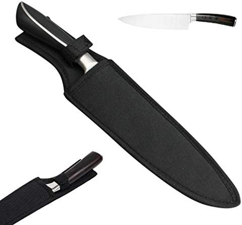 Morodo 7~8 (18~20cm) Cuchillo de chef Vaina (Nylon negro) Sin cuchillas