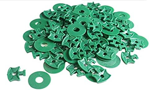 Greenhouse Twist Clips,Hooks Plastic Fixing Clips and Washers for Greenhouse Insulation Netting Shading,Hanging Green Plant Flower (100)
