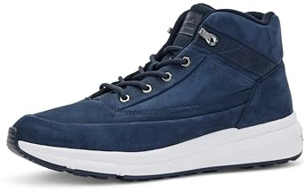 Tommy Hilfiger Botas Hombre Warm Nubuck Hybrid de Piel, Azul (Desert Sky), 40 EU
