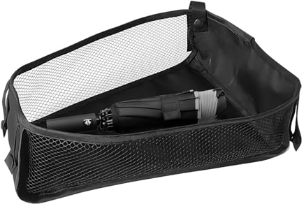 Netz-Kinderwagentasche, Kinderwagen-Korb-Organizer, Kinderwagen-Aufbewahrungs-Organizer, große Kinderwagen-Tasche, Kinderwagen-Zubehör-Organizer, Netz-Aufbewahrungskorb für Kinderwagen