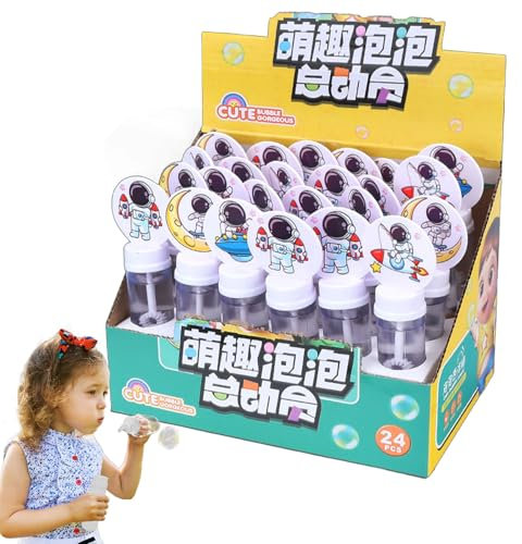 Seifenblasenstäbe, 24 Stück, für den Außenbereich, Seifenblasenstäbe für Kinder – Outdoor-Gefälligkeiten für Garten, Rasen, , Schwimmbad, Hinterhof