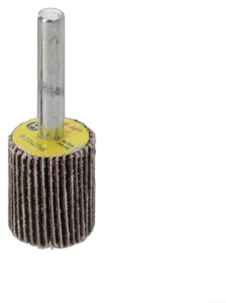 5 dischi lamellari da 16-40 mm, grana 80, mola abrasiva con gambo da 6 mm, accessorio per trapano elettrico (20 mm)