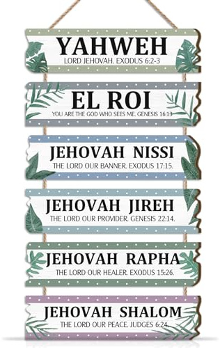 CHDITB Bible Verse Wall Art,Christian Religious Quotes Sign,Christian Jesus Decorations,Bible Verse Door Sign,Scripture Art Inspirational Quotes Jesus Wall Art for Bedroom Living Room Decor