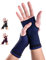 ABYON Handgelenkbandage Kompressive Handgelenk Bandagen 2 Stück für Links und Rechtshänder Arthritis, Sehnenentzündung, Verstauchung, Sportschutz für Männer Frauen (Blau, M)