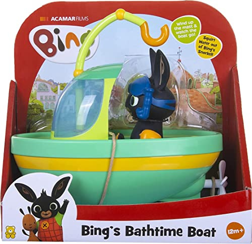 AB Gee abgee 539 3581 Bing Wind Up Bath Time Boat, red, 17 x 18.5 x 12 Centimeters