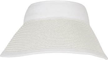 Urban Classics Unisex Logo Bast Visor White, one Size
