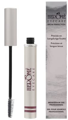 Herome - Fijador de Cejas Transparente Profesional 6ml | Fijación Alta, en formato Gel, Mantiene tus Cejas Peinadas y con Volumen, dura 24 horas, Gel de Cejas, aporta Brillo Natural