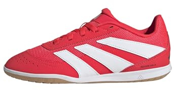 adidas Unisex niños Predator Club Sala Indoor Football Boots Kids, Lucid Red/Cloud White/Core Black, 33 EU