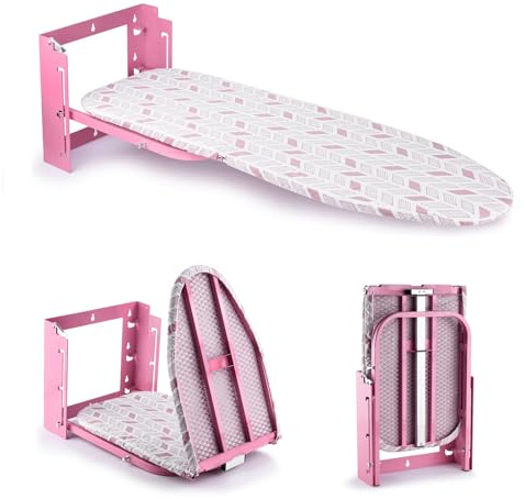 Wall Mounted Ironing Board Adjustable Height Fold Away Iron Board