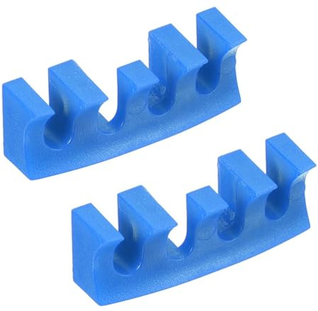 Gorise 2 Piezas de Divisor de Carga para Raqueta de bádminton, Reductor de presión para bádminton, Protector de Cuerdas, Adaptador de máquina de enhebrado, reparación y