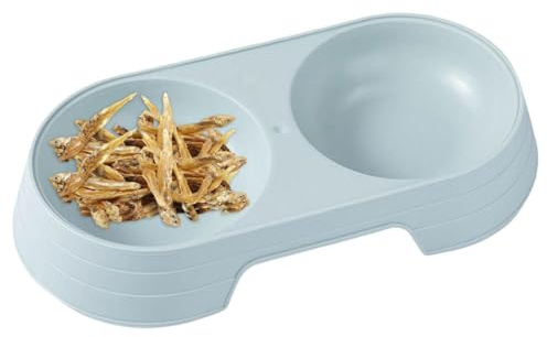 Gamelles pour Chiens | Gamelles Doubles surélevées Macaron pour Chien - Gamelle pour Chien Bols d'eau et de Nourriture pour Nourrir Les Petits Chiens de Taille Moyenne Chats Chiots