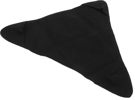 Anneome Tabouret Tripode Pliable Compact en Toile Noire, Siège Portable Léger pour Camping, Randonnée Et Pêche, Accessoire Extérieur Multifonction, Pièce De Remplacement Pratique