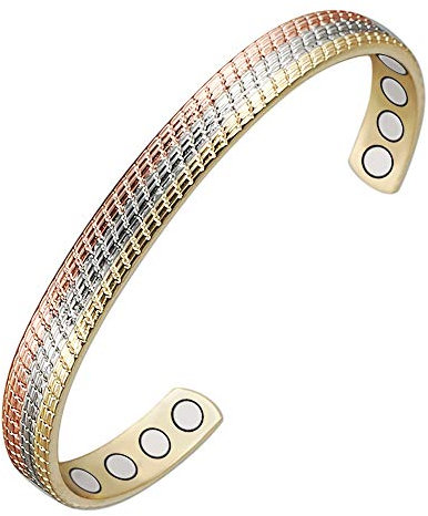 YINOX Magnetschmuck Kupfer Armband, 8 starke Magnete können Arthritis und Migräne effektiv behandeln, natürliche Magnetfeldtherapie