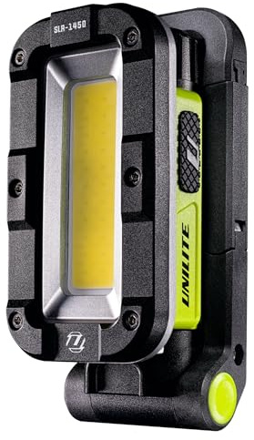 Unilite SLR-1450 USB Rechargeable Compact Work Inspection Light with Removeable Battery | 1450 Lumen | 53 Metre Beam Range | IPX5