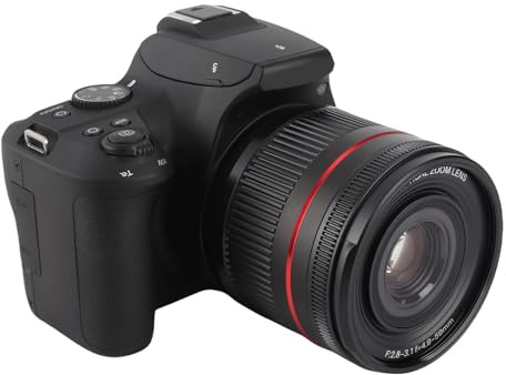 G700 Digitalkamera, Professionelle 4K UHD 72MP WiFi Vlogging-Kamera für YouTube mit 3,0-Zoll-Klappbildschirm, Blitz, Schnellfokus, 30-fachem Digitalzoom, für Fotografie