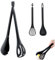 Fokroin Cubiertos para Ensalada de Dos Piezas, Cubiertos para Ensalada, Cubiertos para Ensalada y Pinzas para Ensalada, Pinzas para Ensalada, Pinzas Comida Aptos para Lavavajillas Pinzas Cocina