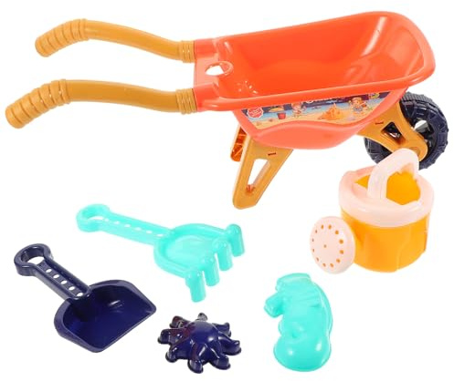 INOOMP 1 Set Da 6 Pezzi Di Giocattoli Da Spiaggia Carriola Giocattolo Da Spiaggia Per Giocattoli Da Spiaggia Con Sabbia Giocattoli Da Spiaggia In Vendita Giocattoli Colore Casuale
